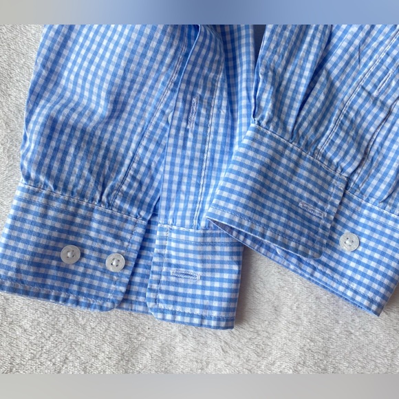 Columbia PFG Super Bonehead⢠Long Sleeve Men Shirt sz Large blue white checkered - Picture 6 of 13